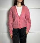 Moherkowy Kardigan Vintage wool Sweter