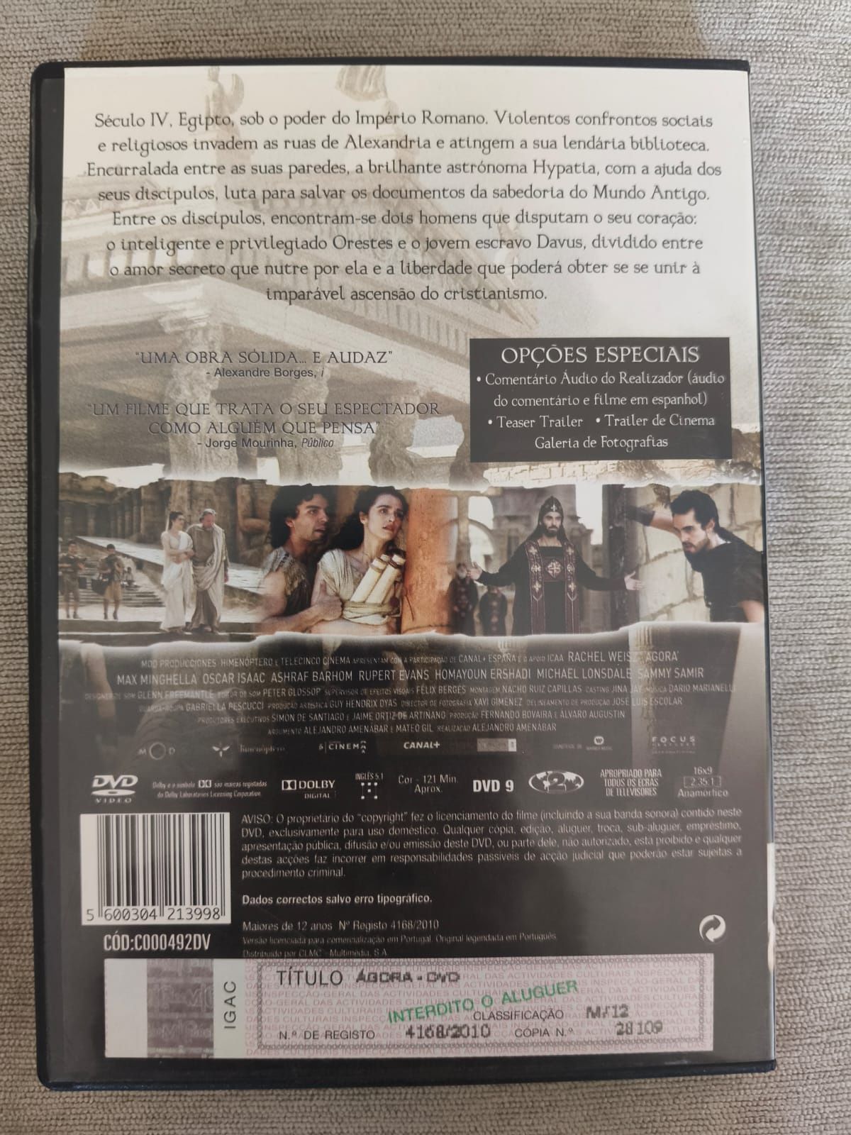 Vendo DVD da Ágora