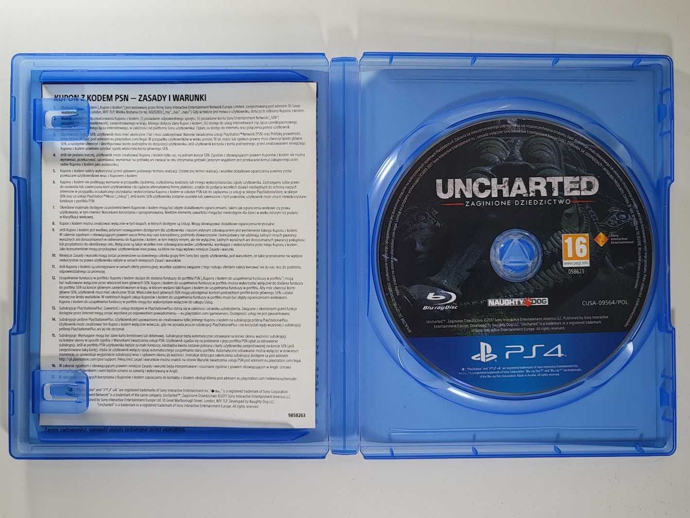 Uncharted Zaginione Dziedzictwo / Gra PS4 / Sklep Perfect Blue / WWA