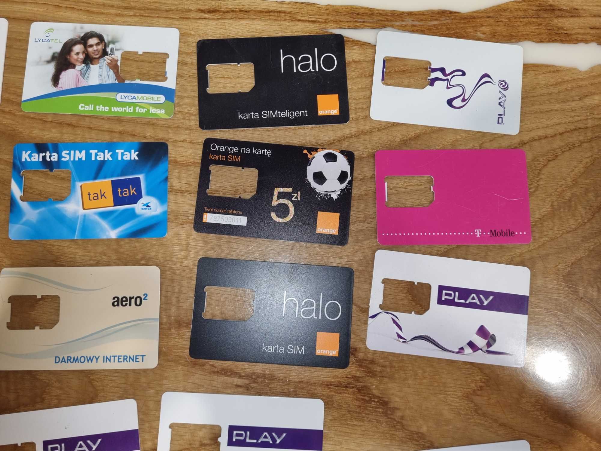 Karty telefoniczne i SIM Polska Chorwacja, Malta Aero, bilet mpk Lubin