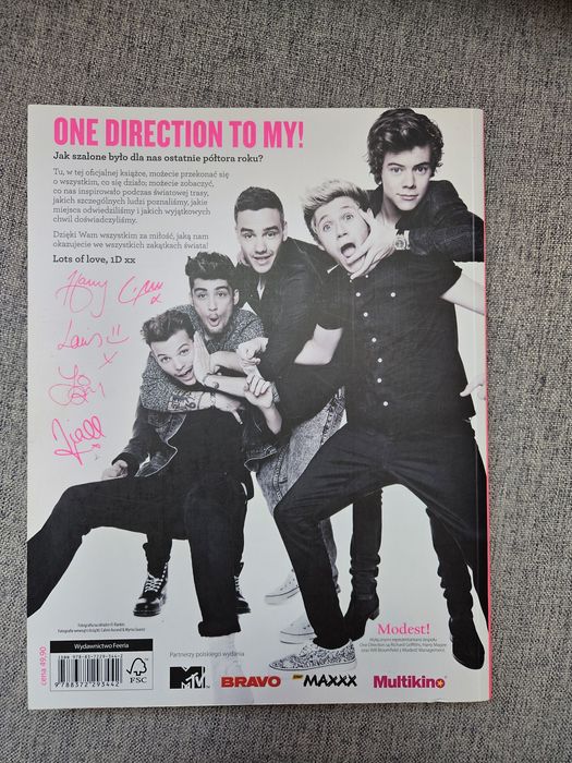 One Direction ,,Gdzie jestesmy, nasz zespół nasza opowieść''