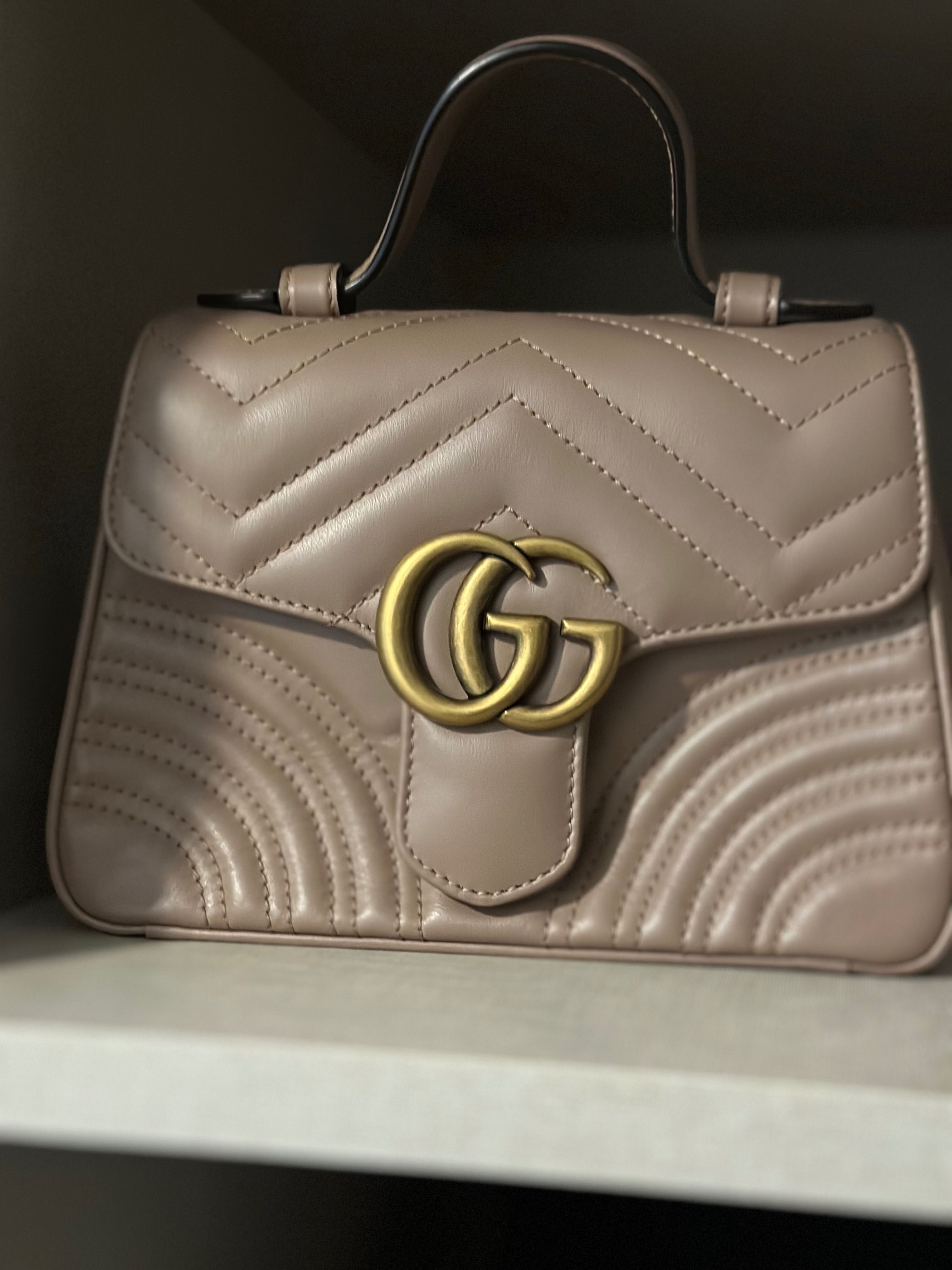 Gucci Marmont  Mini Top Handle Bag