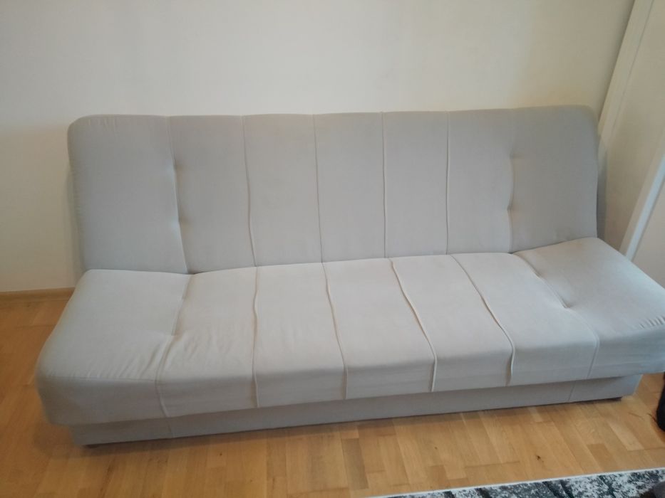 Łóżko szare popiel