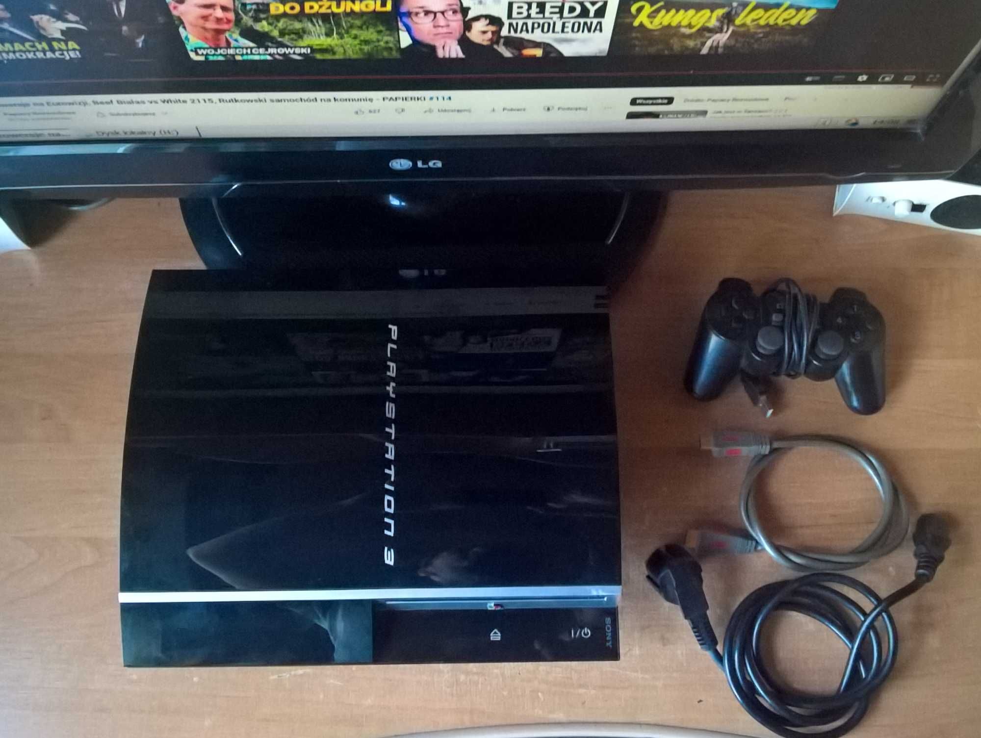 Playstation 3 FAT CECHL04 . Przewód HDMI + PAD ...