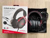 Słuchawki HyperX Cloud Alpha HX-HSCA-RD/EM