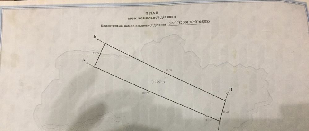 Земельна ділянка с. Запруддя