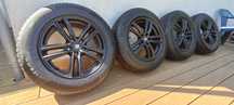 Koła felgi czarne  opony zimowe  VW t-roc ateca  5x112 17 cali 215/65