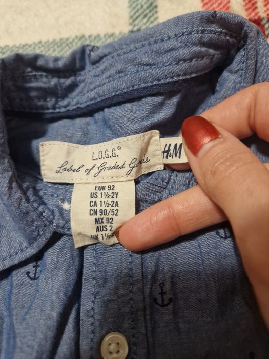 Koszula dla chlopca 92