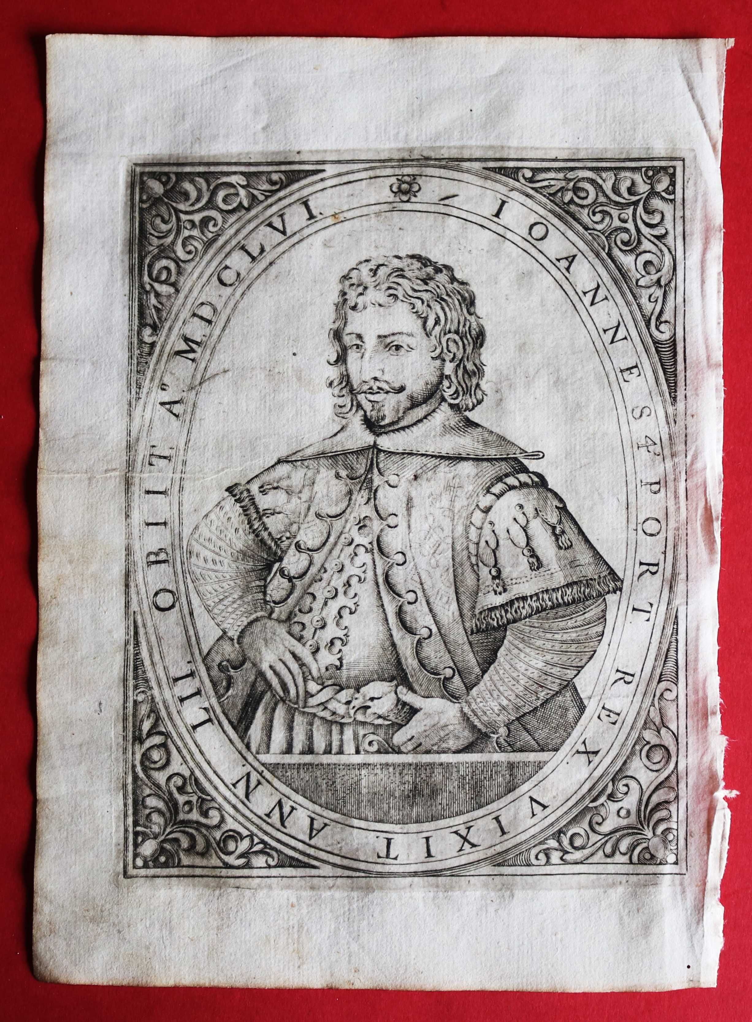 Rei D. João IV gravura de 1726