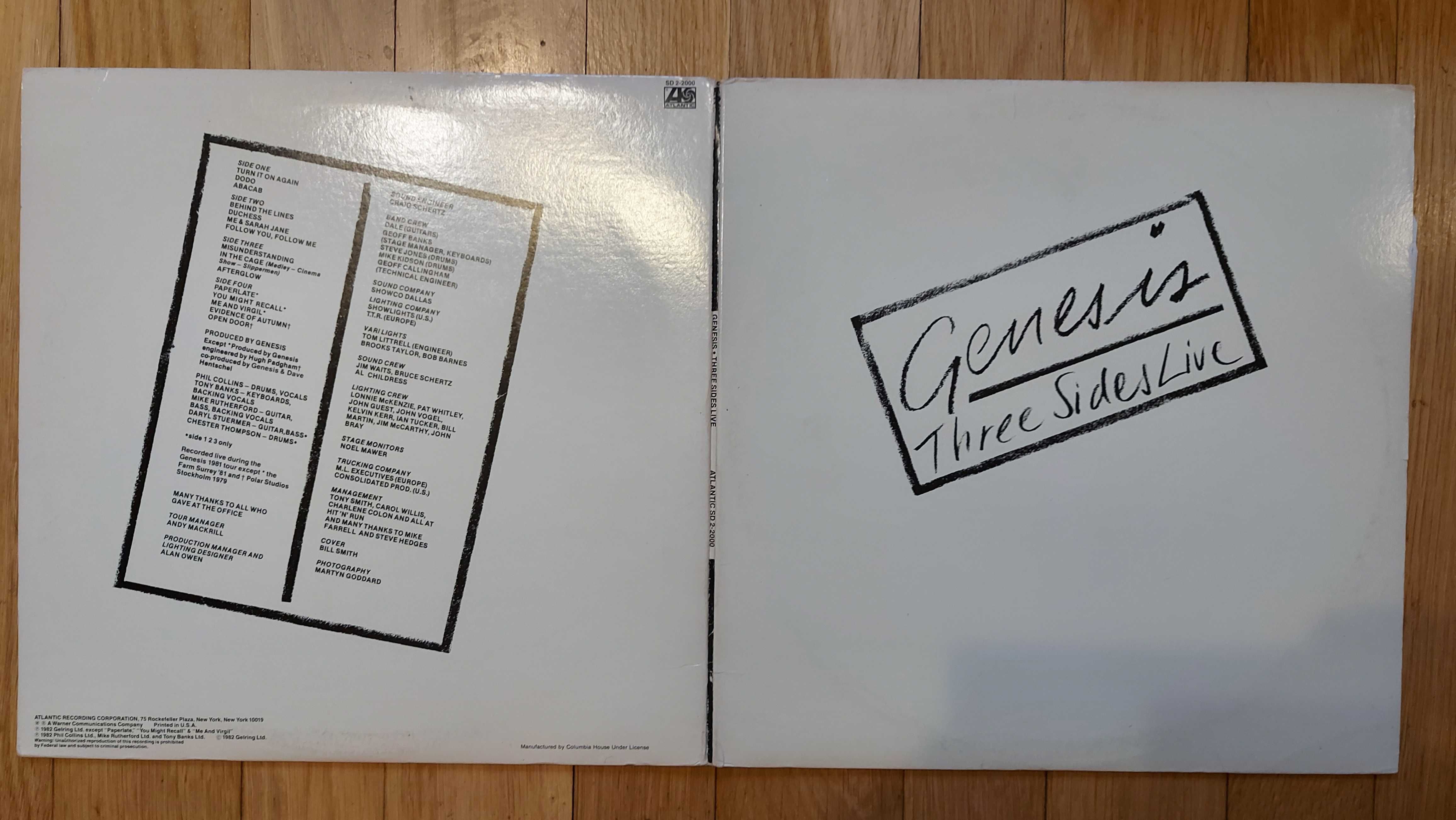Genesis, Three Sides Live, USA, 1982, (EX+/EX+)