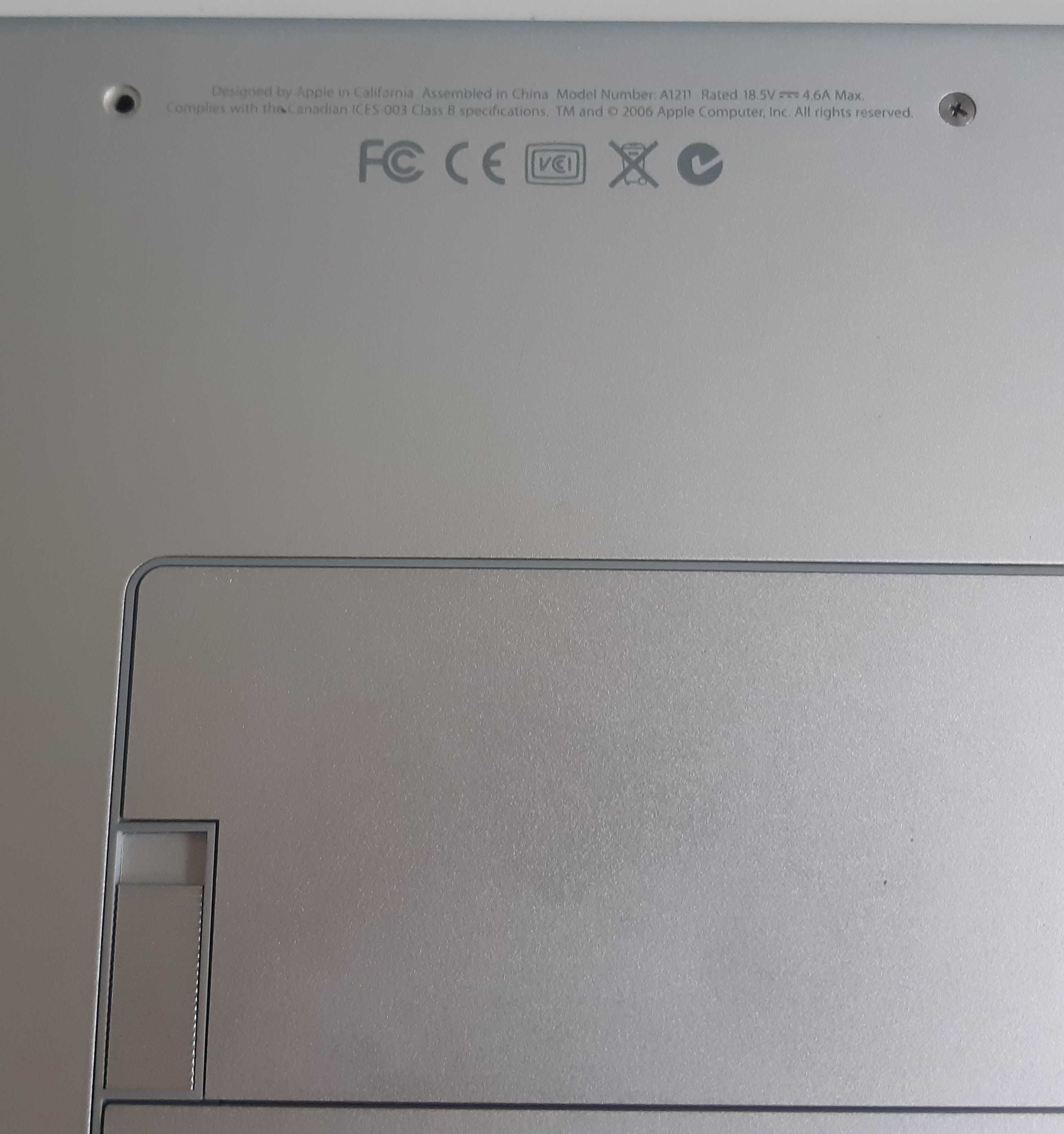 Para Peças Reparação Portátil Apple MacBook Pro 2006 A1211