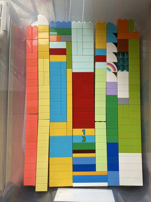 Lego Duplo usado sem instruções