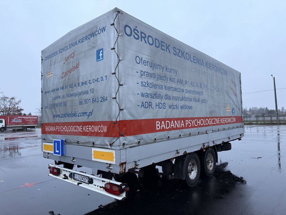 Przyczepa ciężarowa tandem