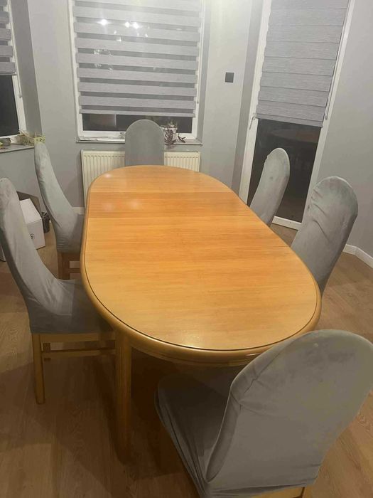 stół i 6 krzeseł