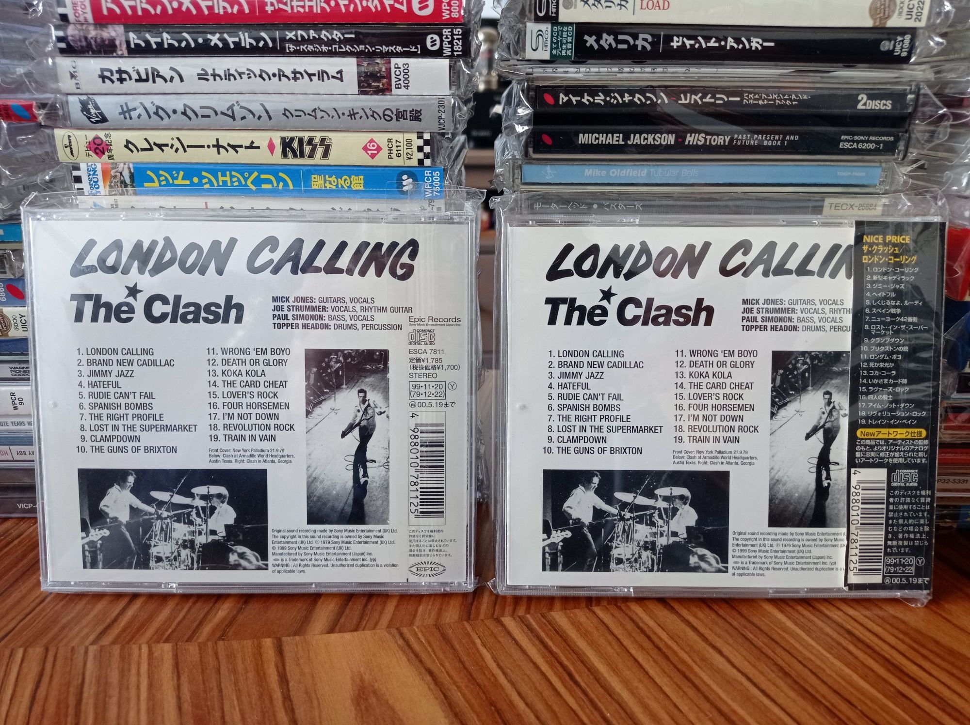 Płyta kompaktowa THE CLASH LONDON CALLING oryginał wersja japońska