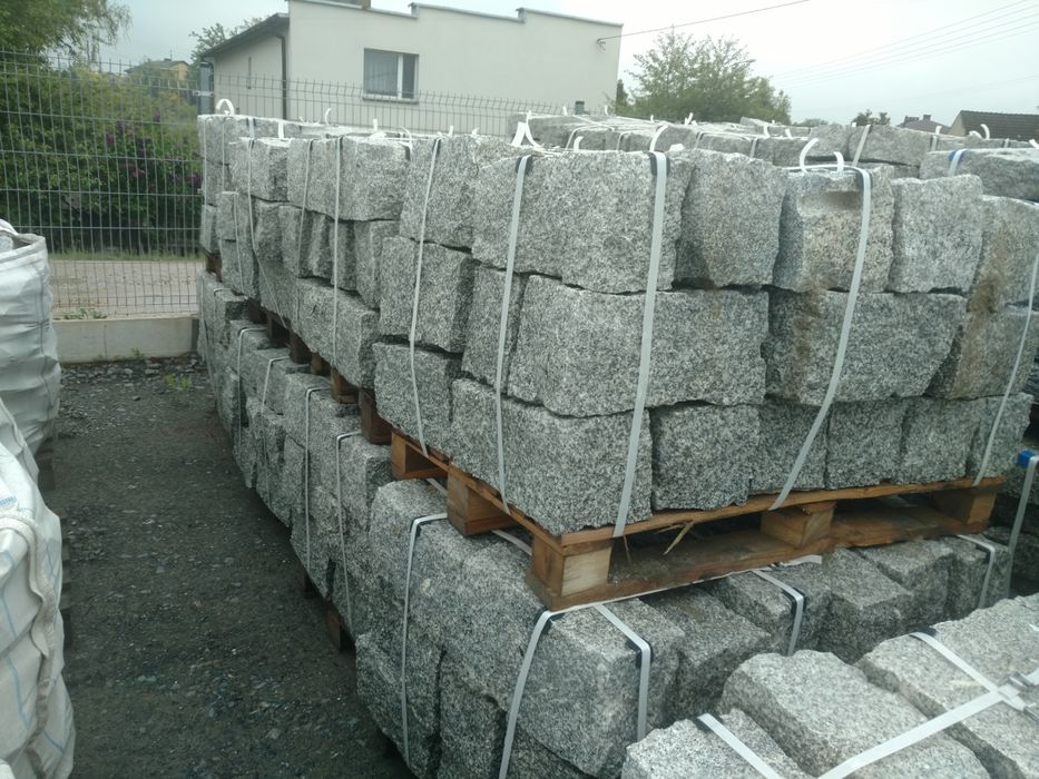 Opornik granitowy palisada obrzeże granitowe kostka granitowa kamień