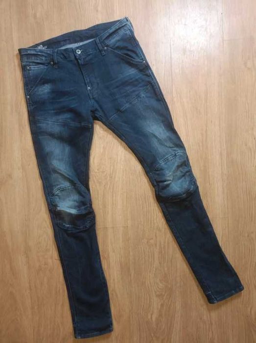 G-Star Raw 5620 super slim granatowe jeansy spodnie męskie W33L36
