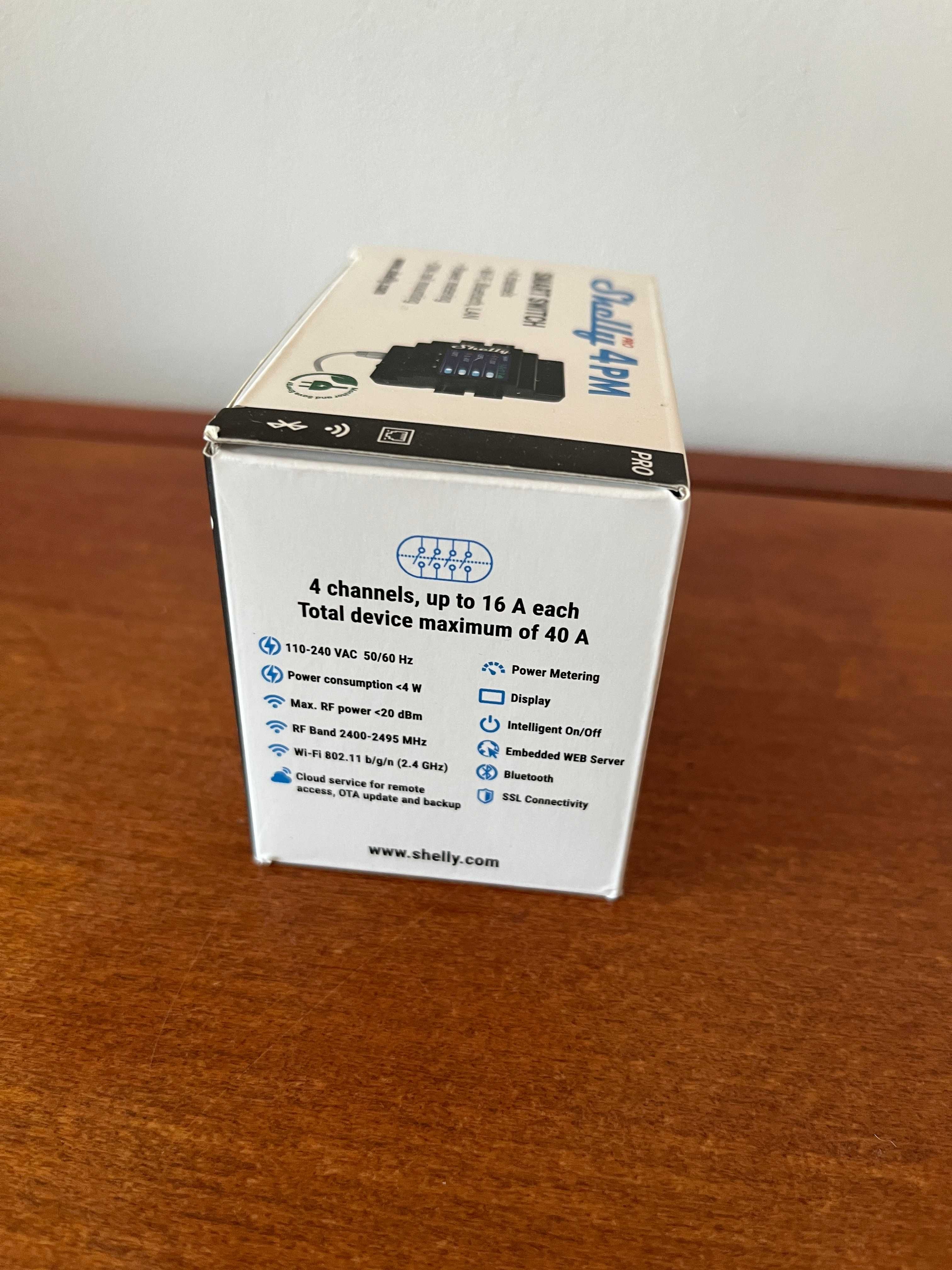 Shelly Pro 4PM - Smart Switch - Novos