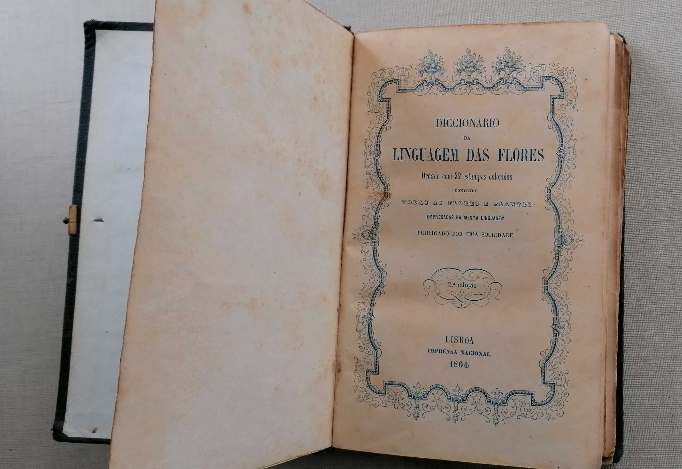 Diccionario da linguagem das flores, imprensa nacional, 1864