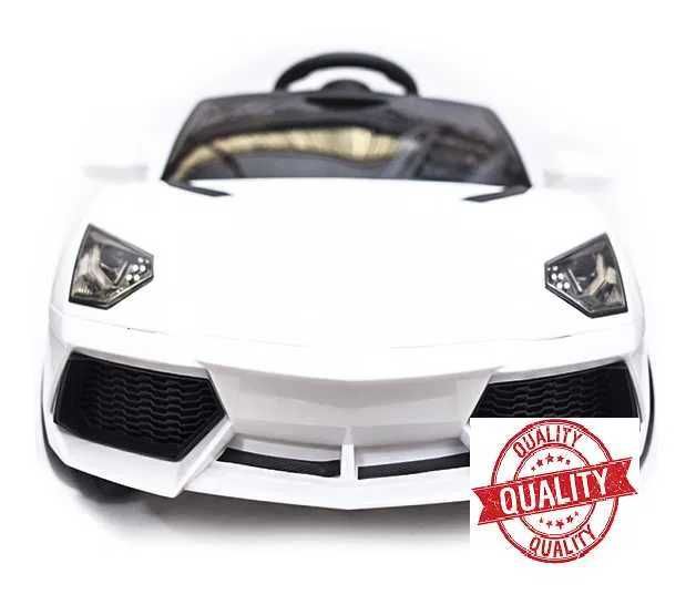 Carro eletrico tipo Lamborguini branco para crianças brinquedo NOVO