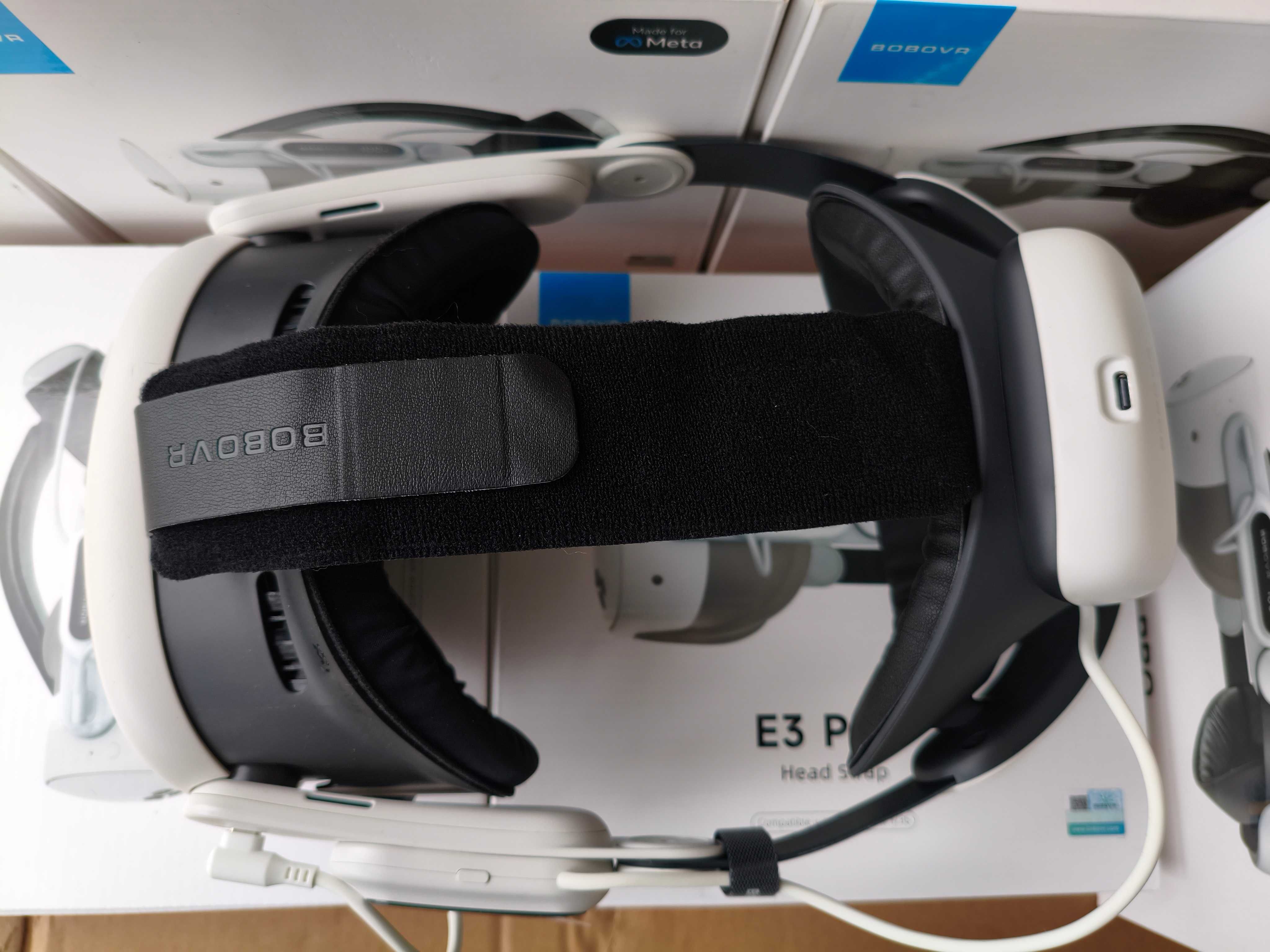 BOBOVR E3 Pro Head Strap Latest version Meta Quest 3 10000mA Акція!!