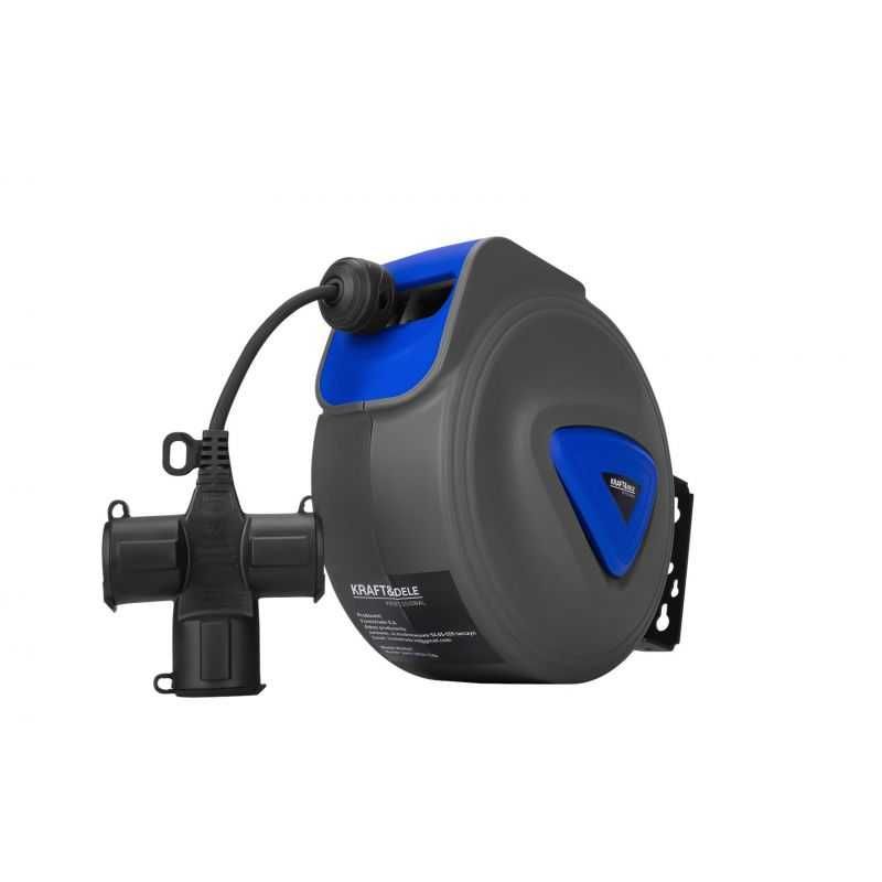 KRAFT&DELE  Przedłużacz Automatyczny Ze Zwijaczem 3x1,5mm 20m KD4047