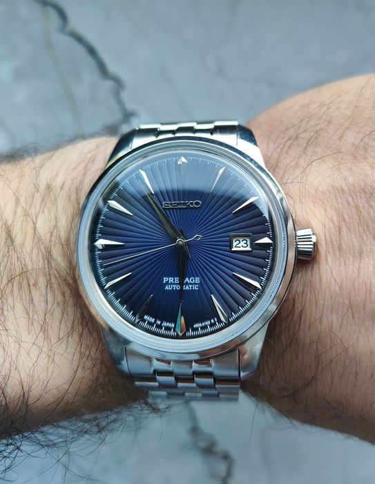 Seiko Presage Blue Moon Custom Mod NH35A Automat Zegarek