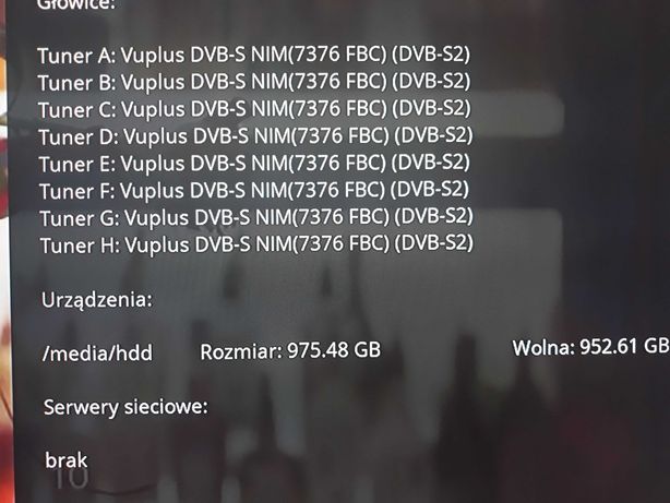 Vu+ solo 4k 1TB HDD