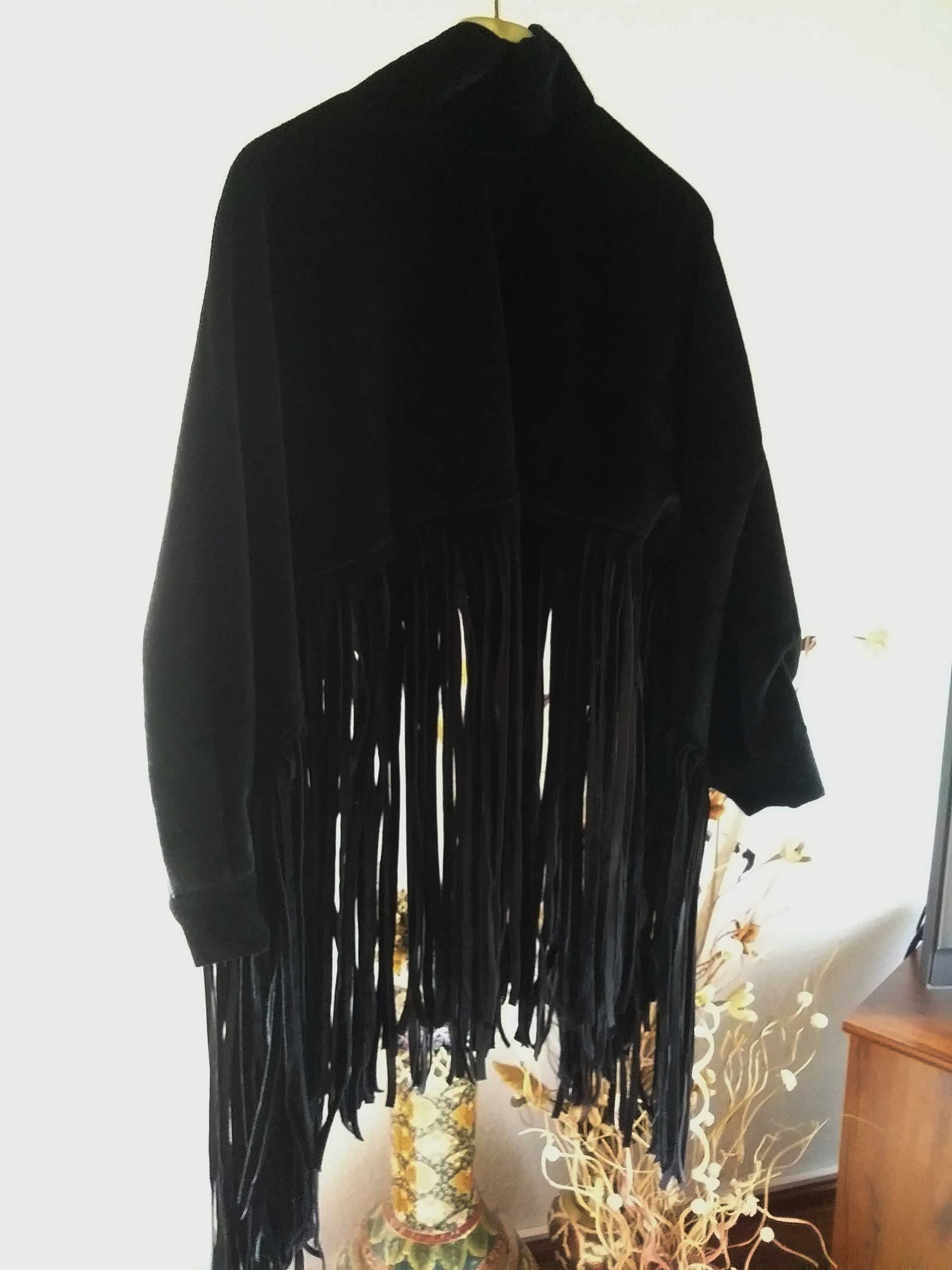 Kurtka narzutka czarna Fashion