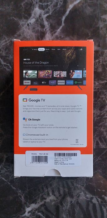 Медіаплеєр XIAOMI TV Box S (2nd Gen