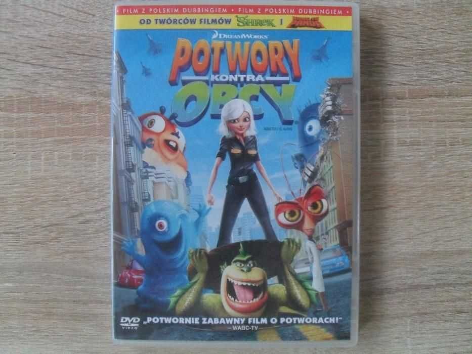 POTWORY KONTRA OBCY film animowany DreamWorks DVD polski DUBBING