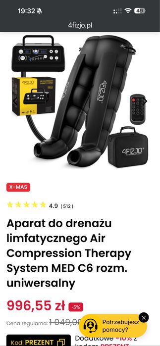 Nogawki do drenażu limfatycznego 4FIZJO