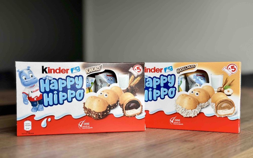 Печиво Kinder Happy Hippo Hazelnut 104 г.