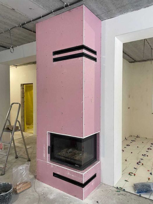 Монтаж установка камина, топки, печи, дымохода. Мастер по каминам