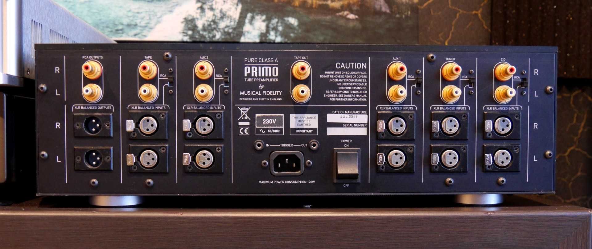 Musical Fidelity AMS Primo - zbalansowany lampowy w klasie A dual-mono
