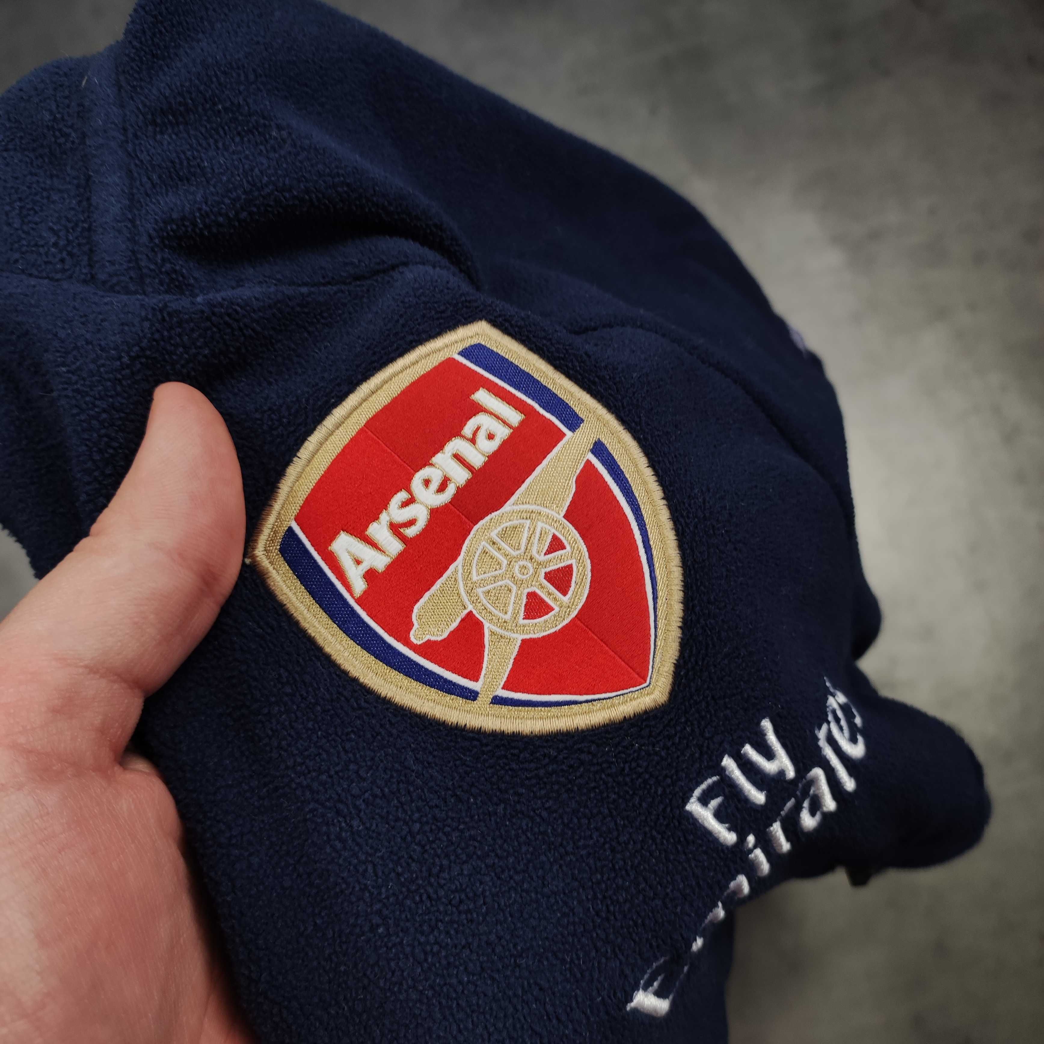 MĘSKA Bluza Polar Polarowa Termiczna Piłka Nożna Puma Arsenal Londyn