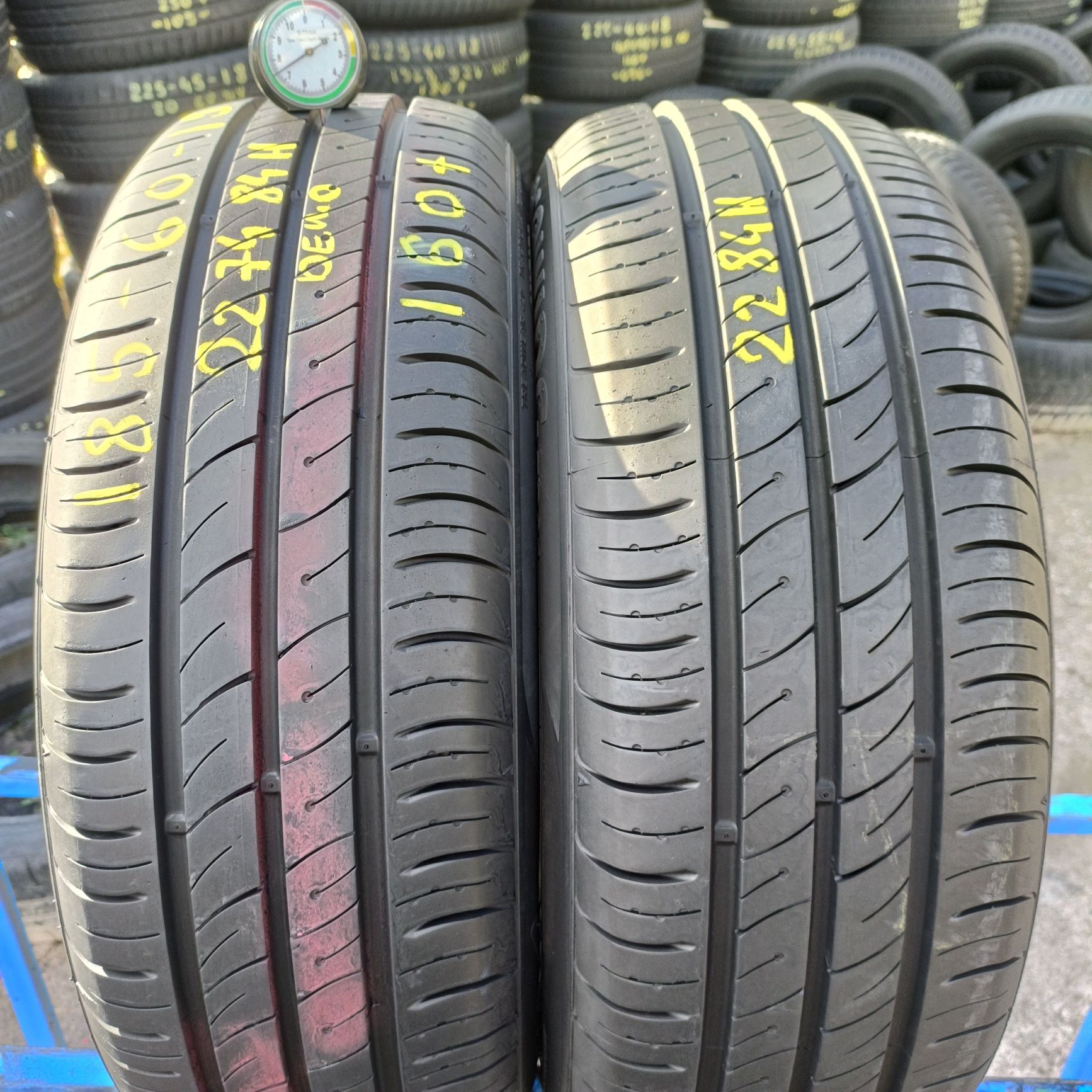 185/60r15 Kumho EcoWing ES01 z 2022r 7.4mm DEMO jak nowe