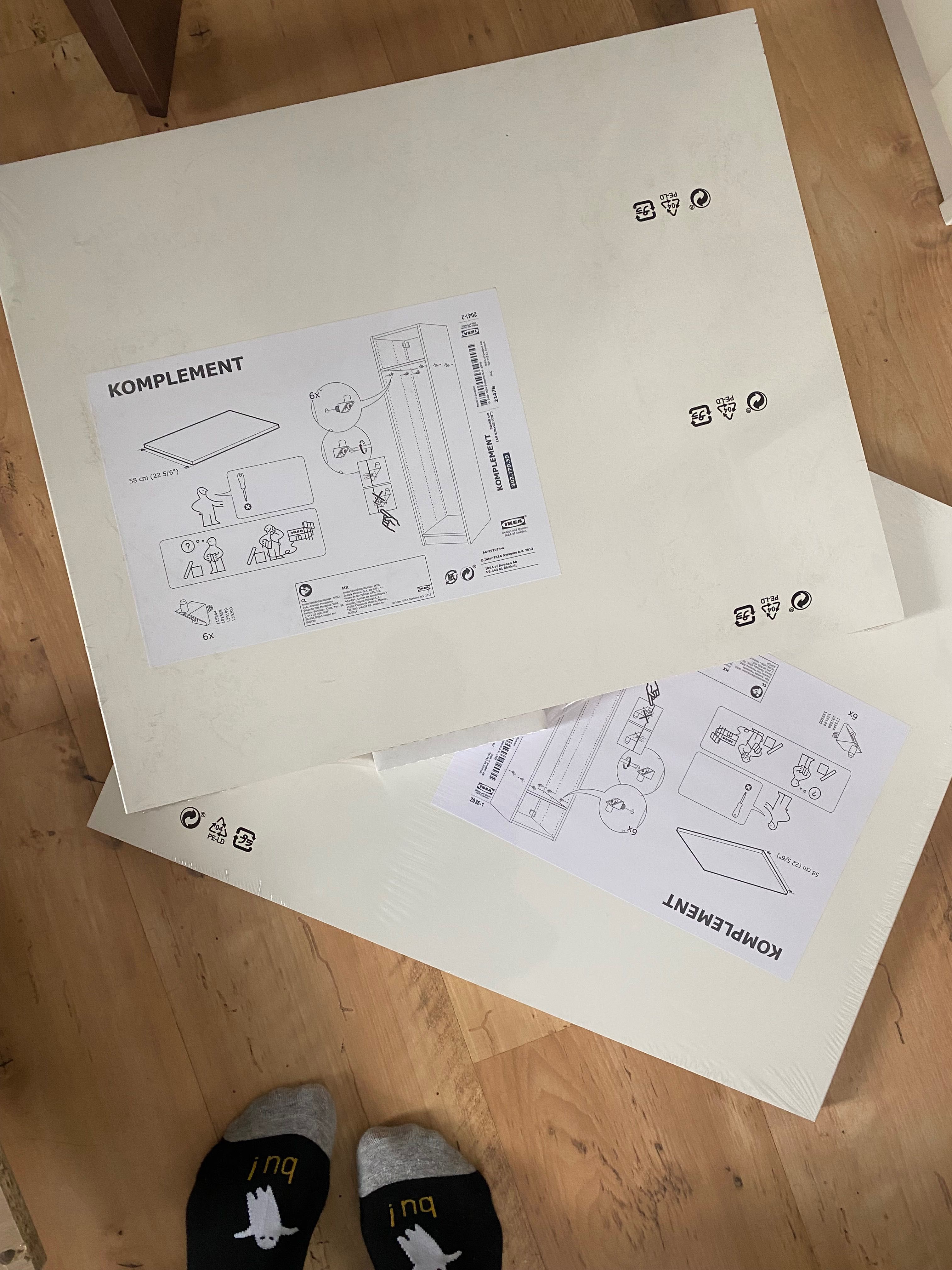 Komplement połka Ikea Wyposażenie wewnętrzne szaf PAX x2 Nowe