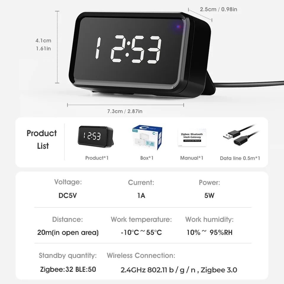 ИК пульт часы Tuya Smart life  YKQ101
