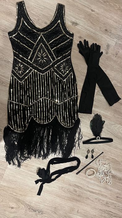 Образ костюм сукня у стилі ГЕТСБІ