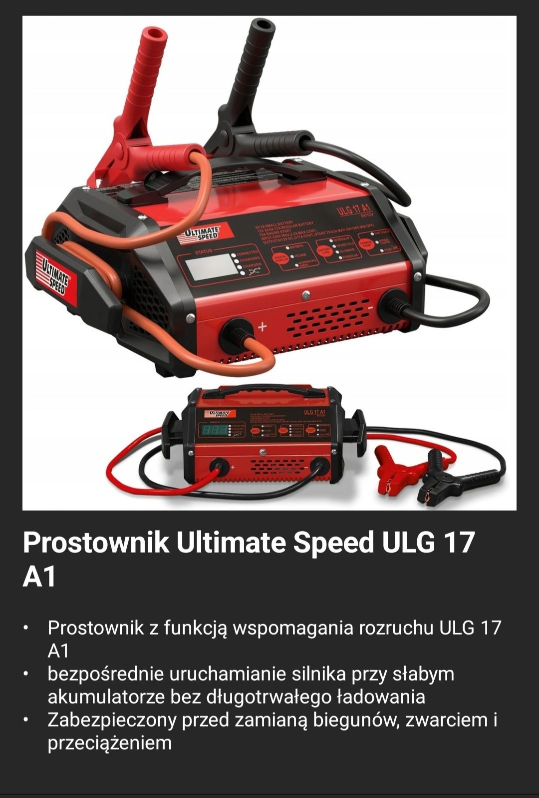 Prostownik samochodowy