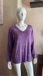 Fioletowa bluzka sweterek Moda wloska 2XL