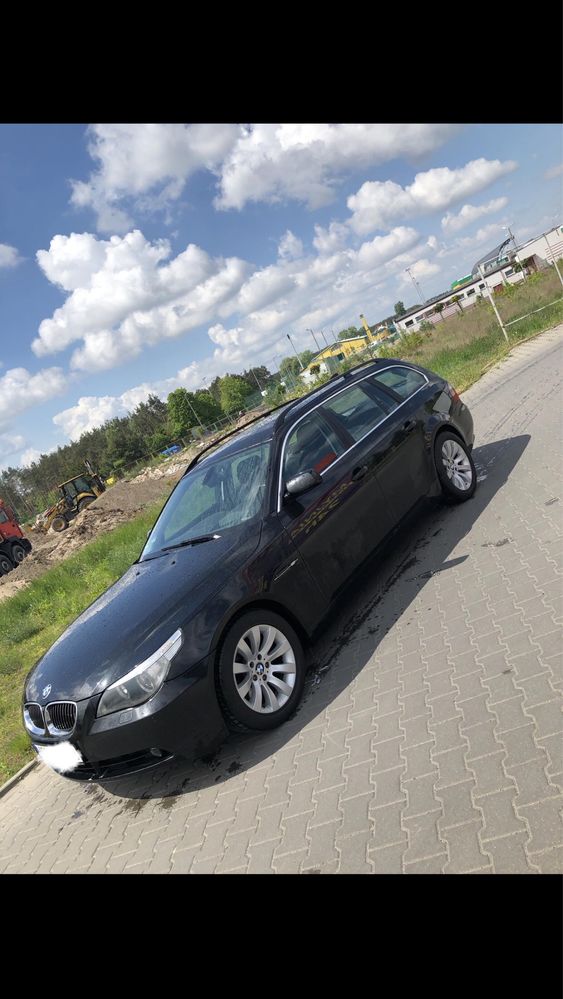 BMW 530dA po lekkiej kolizji