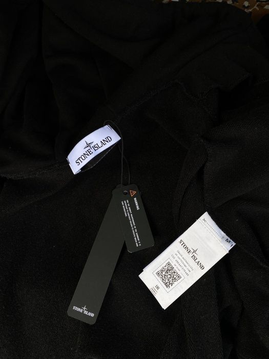 Зіп худі Stone Island | Зип худи Стон Айленд | Белый | Черный