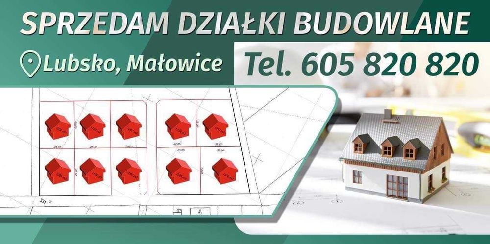 Działka Pod Lasem Budowlana Nowe Osiedle Małowice