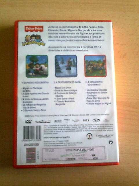 DVD infantil da FisherPrice, colecção Little People 1