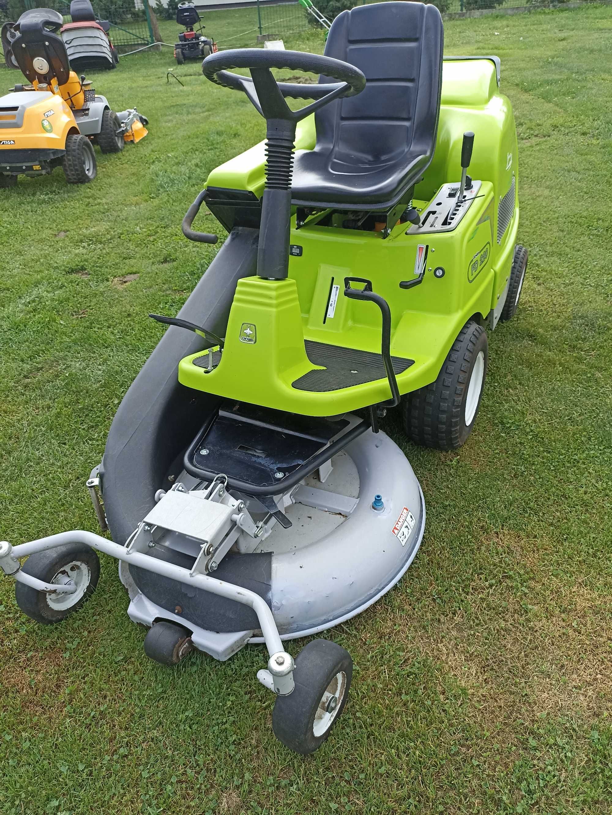 Kosiarka traktorek Grillo v2 16hp pompa automat rider z koszem