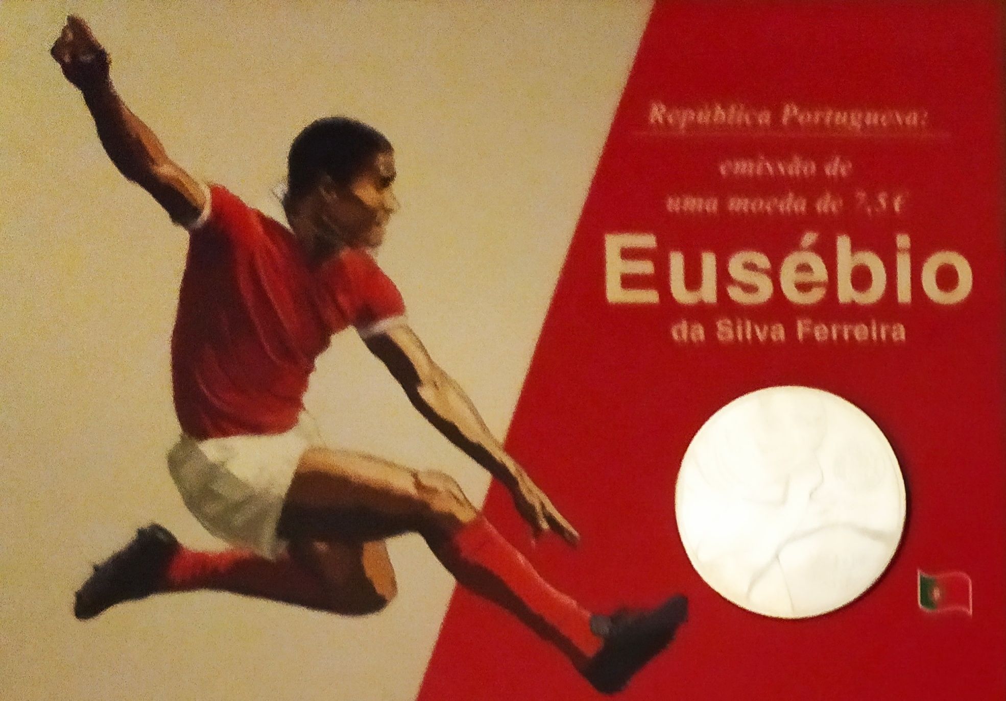 Moeda Eusébio 7,5€