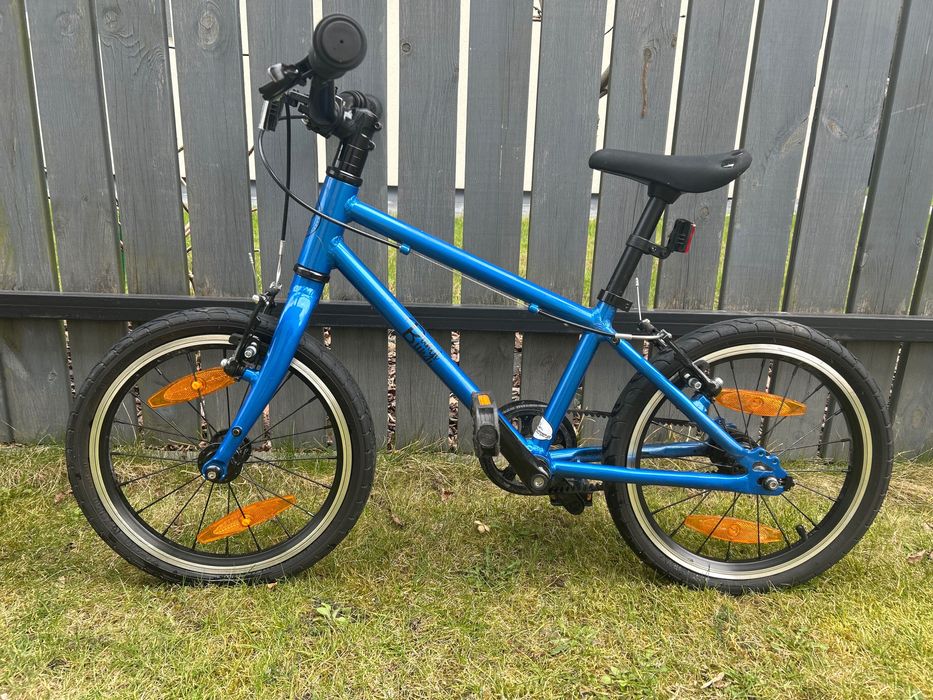 Lekki rower Bungi Bungi Lite 16" na pasku zębatym niebieski jak nowy