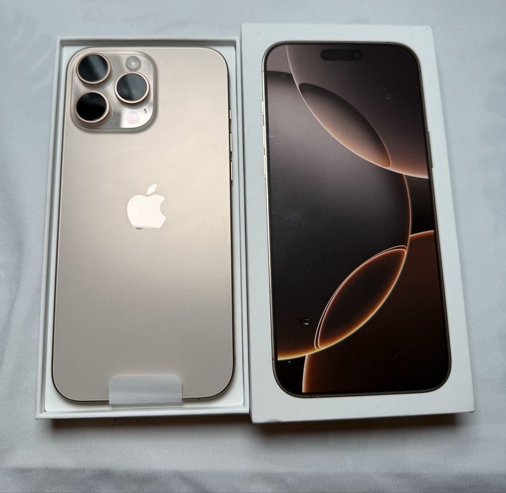 Продам iPhone 16 Pro Max 1 tb Desert стан esim r-sim